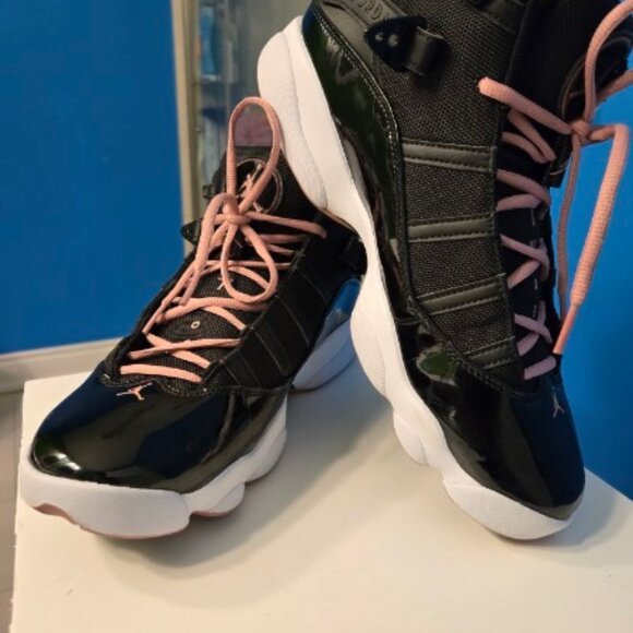 Jordan 6 Rings Black Rust Pink 1:1 US Men Size 11.5 - Picture 4 of 7